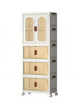 Foldable Wardrobe Storage Organizer with Clear Doors
