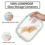 8-Container Glass Food Storage Set