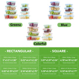 8-Container Glass Food Storage Set