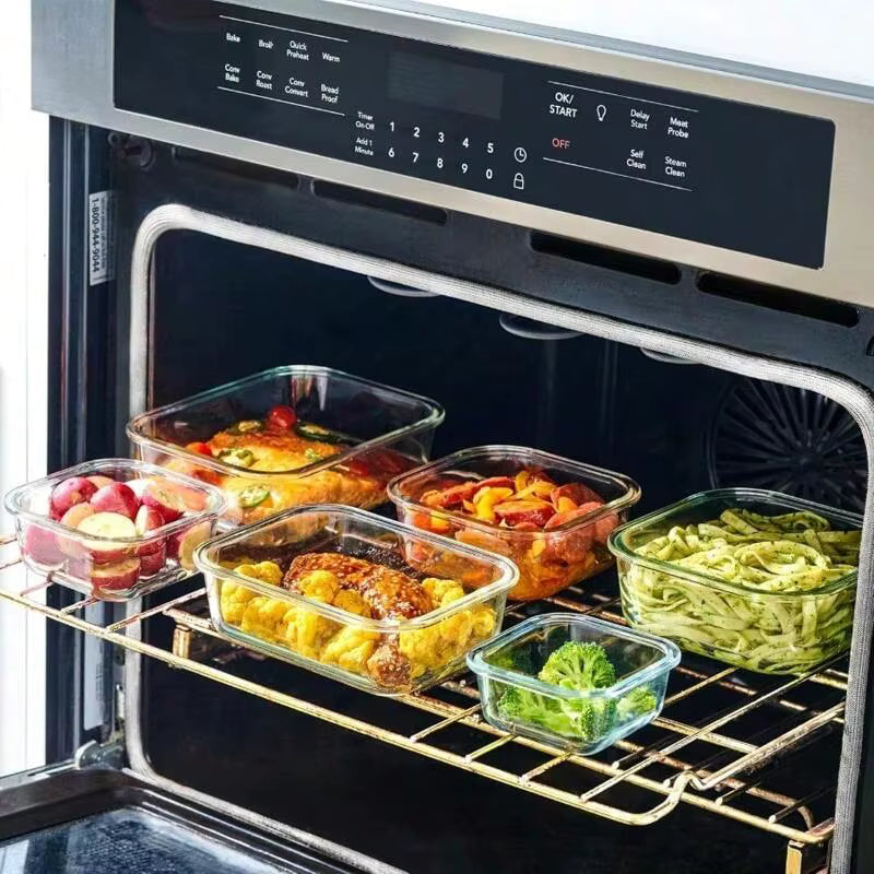 8-Container Glass Food Storage Set