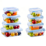 8-Container Glass Food Storage Set