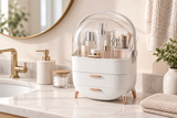 Covered Makeup & Skincare Organizer with Drawers